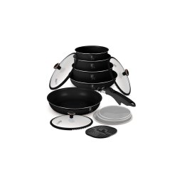 Berlinger Haus Edénykészlet 13 részes levehető nyéllel titán bevonattal Black Rose Collection BH/8419