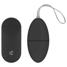 EasyToys - hordható 7 ritmusú rádiós vibrotojás (fekete)
