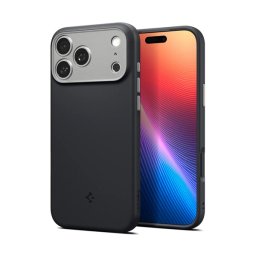 SPIGEN NANO POP szilikon telefonvédő (kameravédő, MagSafe) FEKETE Apple iPhone 17 Pro Max