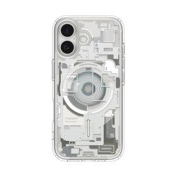 SPIGEN ULTRA HYBRID ZERO ONE műanyag telefonvédő (ütésállóság, légpárnás keret, MagSafe) TITÁNSZÜRKE Apple iPhone 17