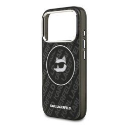 KARL LAGERFELD IML CHOUPETTE HEAD LOGO MAGSAFE szilikon telefonvédő (ütésállóság, kameravédő, MagSafe) FEKETE Apple iPhone 17 Pro