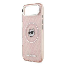 KARL LAGERFELD IML CHOUPETTE HEAD LOGO MAGSAFE szilikon telefonvédő (ütésállóság, kameravédő, MagSafe) RÓZSASZÍN Apple iPhone Air