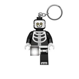 LEGO Kulcstartó, LED világítással, LEGO "Skeleton Guy"