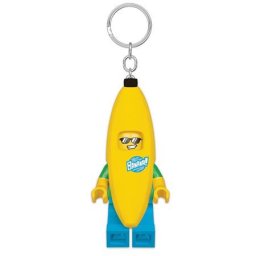 LEGO Kulcstartó, LED világítással, LEGO "Banana Guy"