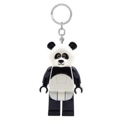 LEGO Kulcstartó, LED világítással, LEGO "Panda Guy"