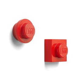 LEGO Mágnes, 2 különböző forma, LEGO, piros