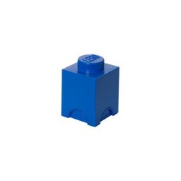 LEGO Tárolódoboz, szögletes, LEGO, kék