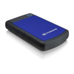 TRANSCEND Külső merevlemez 2, 5" USB 3.0 StoreJet 25H3B, 4TB, kék (ütésálló)