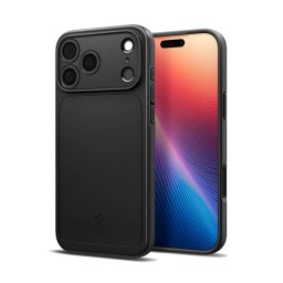 SPIGEN THIN FIT MAGSAFE műanyag telefonvédő (matt, ultravékony, kameravédő, MagSafe) FEKETE Apple iPhone 17 Pro Max