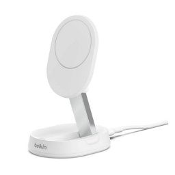 BELKIN BOOSTCHARGE PRO asztali töltő (15W, gyorstöltő, wireless, Magsafe, dönthető, Qi2) FEHÉR Apple iPhone 17, iPhone 17 Pro, iPhone 17 Pro Max