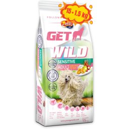 Panzi GetWild Dog Adult Sensitive Lamb with Apple (15 + 1.5 kg) 16.5kg