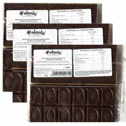 Paleolit Étcsokoládé tábla édesítőszerrel TRIO 3X100 g