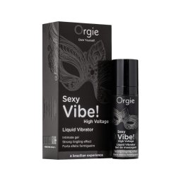 Orgie Sexy Vibe High Voltage - unisex folyékony vibrátor (15 ml)