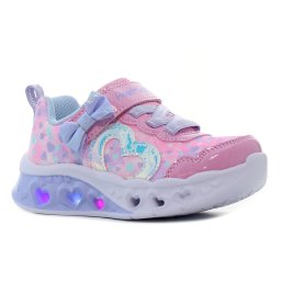 Skechers Flutter Heart Lights - Kind Spirit villogó rózsaszín baba cipő