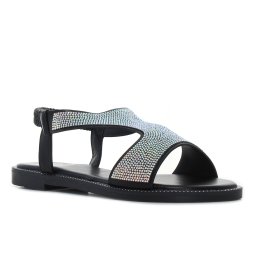Weide Diamonds fekete női szandál