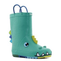 Wink - RB Croc zöld bélelt baba gumicsizma