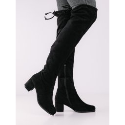 Yolera - Renca fekete női magasszárú csizma