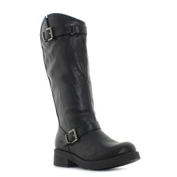 Monogrant - Agata fekete női magasszárú csizma