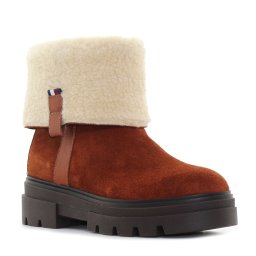 Tommy Hilfiger Faux Fur Suede barna női csizma