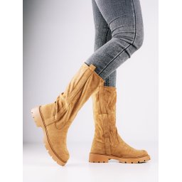 Monogrant - Zena barna női magasszárú csizma