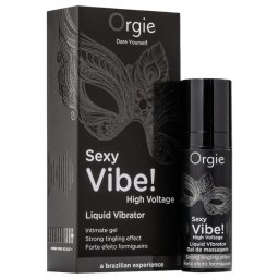 Orgie Sexy Vibe High Voltage - unisex folyékony vibrátor (15 ml)