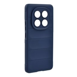 Szilikon telefonvédő (ütésállóság, kameravédő, 3D) SÖTÉTKÉK Xiaomi Redmi Note 14 Pro 5G