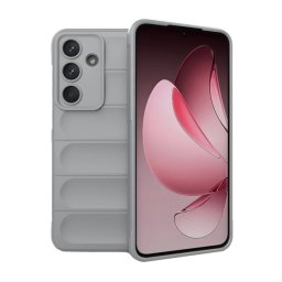 Szilikon telefonvédő (ütésállóság, kameravédő, 3D) VILÁGOSSZÜRKE Samsung Galaxy S25 FE (SM-S731)