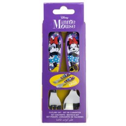 Minnie egér Sunshine fém ergo evőeszköz készlet - 2 darabos