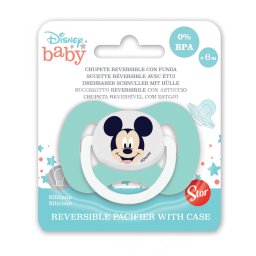 Mickey egér Hello World megfordítható baba cumi tokkal