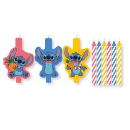 Lilo és Stitch Angel tortagyertya, gyertya szett 9 db-os