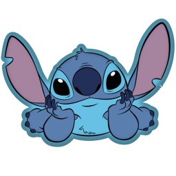 Lilo és Stitch On The Belly formapárna, díszpárna 35 cm