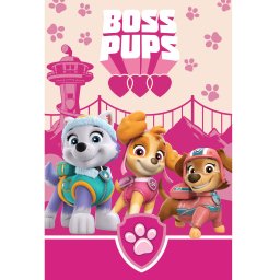Mancs őrjárat Boss Pups polár takaró 100x150cm