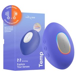 We-Vibe Temp - hűtő-melegítő csiklóizgató vibrátor (kék)