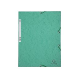 Gumis mappa karton prespán A/4 Exacompta zöld