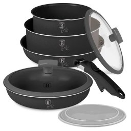 Berlinger Haus Edénykészlet 9 részes titán bevonattal matt Anthracite Collection BH/8256