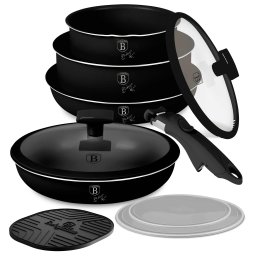 Berlinger Haus Edénykészlet 10 részes titán bevonattal Matte Black Collection BH/8257N
