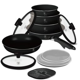 Berlinger Haus Edénykészlet 13 részes titán bevonattal Black Rose Monaco Collection BH/8249N