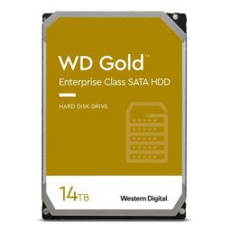 WD Gold Enterprise WD142KRYZ/14TB/3,5"/512 MB gyorsítótár/7200 RPM/SATAIII/600/262 MB/s/CMR