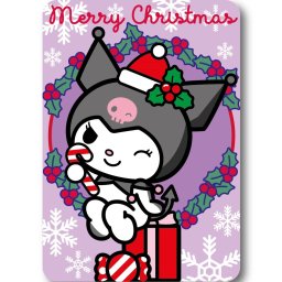 Hello Kitty Kuromi Karácsonyi polár takaró 100x140cm