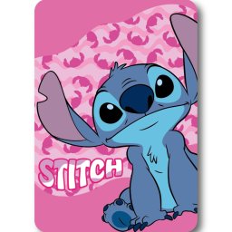 Lilo és Stitch Pink Wave polár takaró 100x140cm