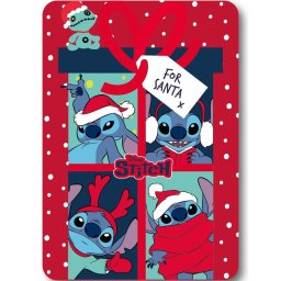 Lilo és Stitch Santa Karácsony polár takaró 100x140cm