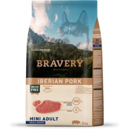 Bravery Dog Adult Mini Grain Free Iberian Pork 2kg