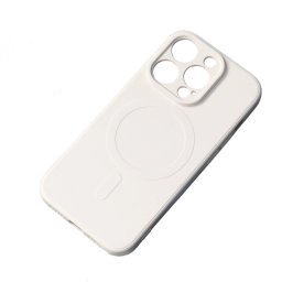 Silicone MagSafe-kompatibilis tok Samsung Galaxy A16 5G - bézs