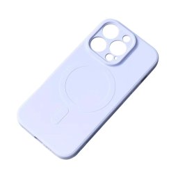 Silicone MagSafe-kompatibilis tok Samsung Galaxy A16 5G - világoskék