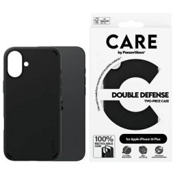 PanzerGlass Feature Double Defense tok iPhone 16 Plus - fekete