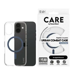 PanzerGlass Flagship MagSafe-kompatibilis tok iPhone 16 - kék