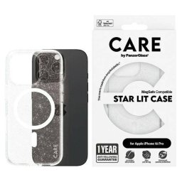 PanzerGlass Flagship Star Lit MagSafe-kompatibilis tok iPhone 16 Pro - fehér