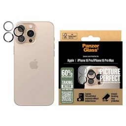 PanzerGlass PicturePerfect kamera lencse védő edzett üveg fekete szegéllyel iPhone 16 Pro/16 Pro Max