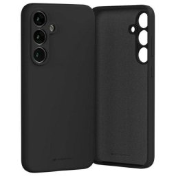 Mercury Silicone tok Samsung Galaxy S24 FE - fekete
