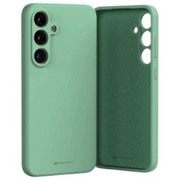 Mercury Silicone tok Samsung Galaxy S24 FE - zöld